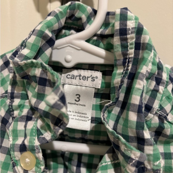 2 carters infant button down shirts - Picture 2 of 4